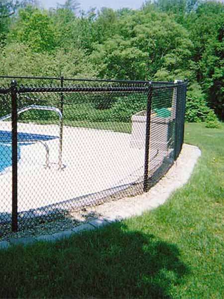 Chain link fence